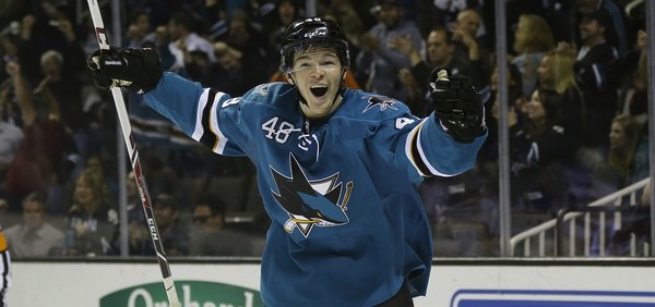 Video: Tomáš Hertl sa stal hrdinom zápasu NHL (10/8/13)