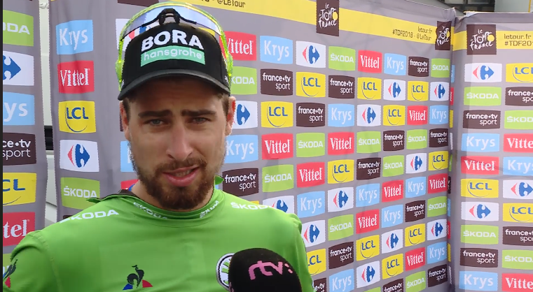 Peter Sagan pred a po 18. etape Tour de France