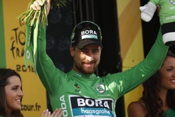Peter Sagan na Tour de France 2018 - zeleny dres